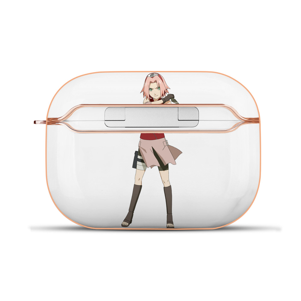 （画像用） NARUTO -ナルト- 春野サクラ Haruno Sakura 【AirPods Pro用】ハードシェル保護ケース｜耐衝撃・防指紋・カラビナ付き商品仕様