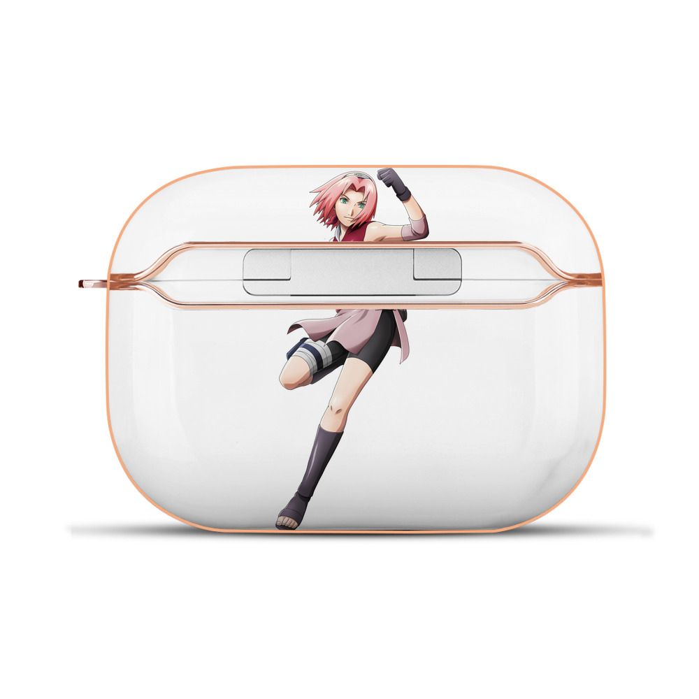 （画像用） NARUTO -ナルト- 春野サクラ Haruno Sakura 【AirPods Pro用】ハードシェル保護ケース｜耐衝撃・防指紋・カラビナ付き商品仕様