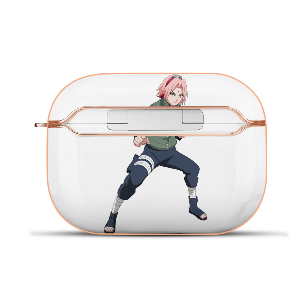 （画像用） NARUTO -ナルト- 春野サクラ Haruno Sakura 【AirPods Pro用】ハードシェル保護ケース｜耐衝撃・防指紋・カラビナ付き商品仕様
