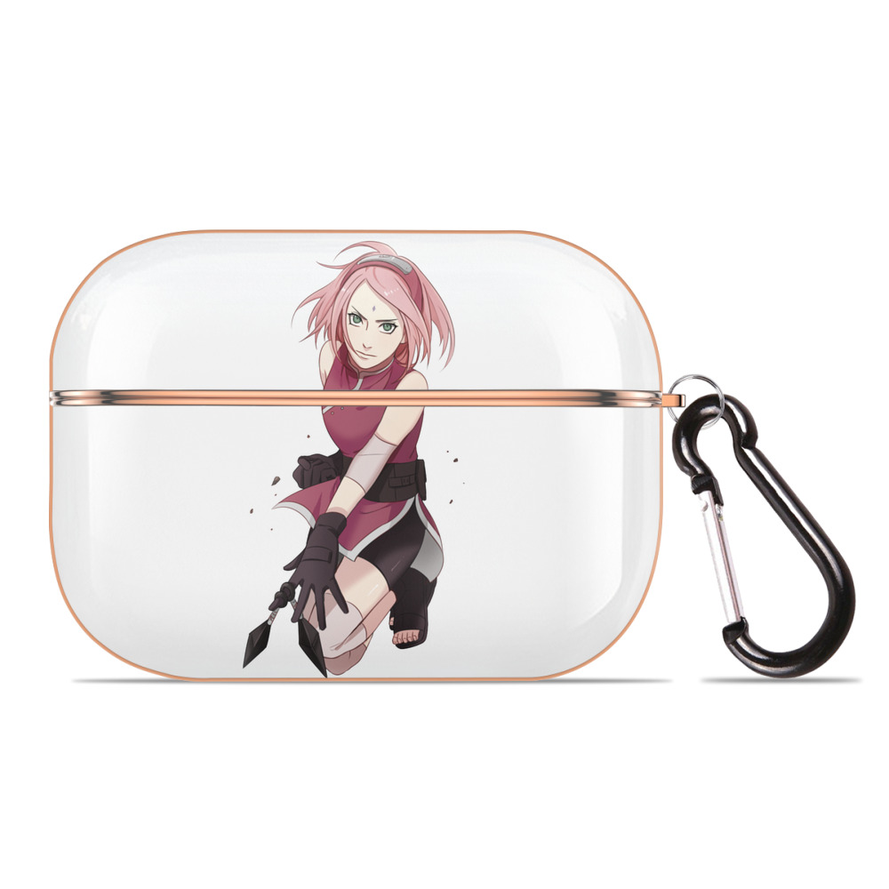 （画像用） NARUTO -ナルト- 春野サクラ Haruno Sakura 【AirPods Pro用】ハードシェル保護ケース｜耐衝撃・防指紋・カラビナ付き商品仕様