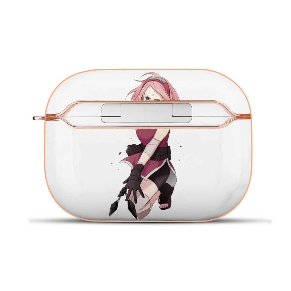 （画像用） NARUTO -ナルト- 春野サクラ Haruno Sakura 【AirPods Pro用】ハードシェル保護ケース｜耐衝撃・防指紋・カラビナ付き商品仕様