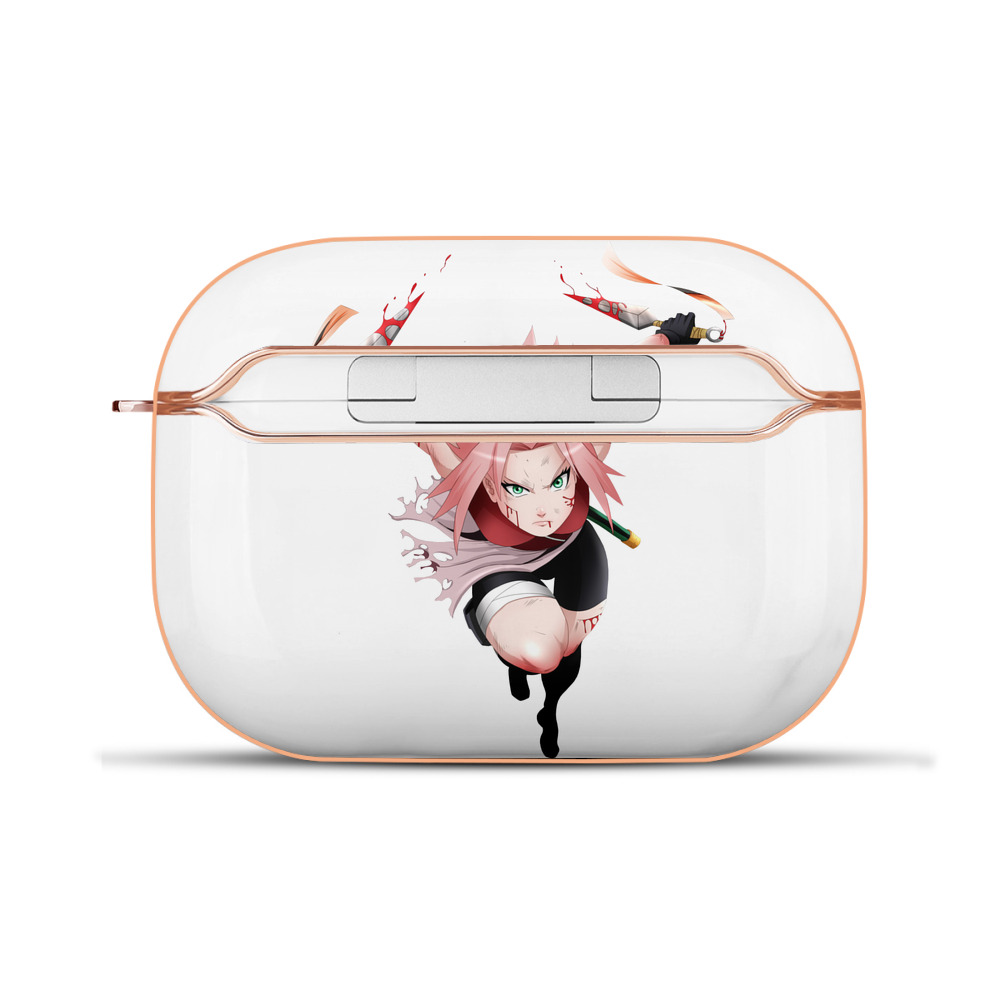 （画像用） NARUTO -ナルト- 春野サクラ Haruno Sakura 【AirPods Pro用】ハードシェル保護ケース｜耐衝撃・防指紋・カラビナ付き商品仕様