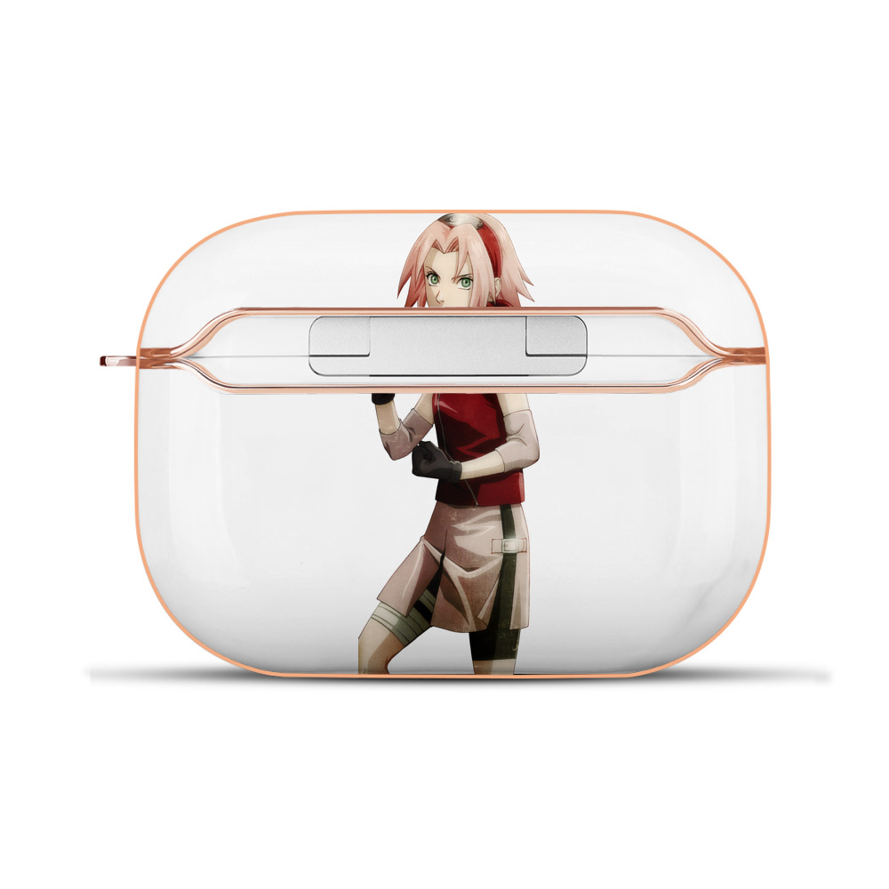 （画像用） NARUTO -ナルト- 春野サクラ Haruno Sakura 【AirPods Pro用】ハードシェル保護ケース｜耐衝撃・防指紋・カラビナ付き商品仕様