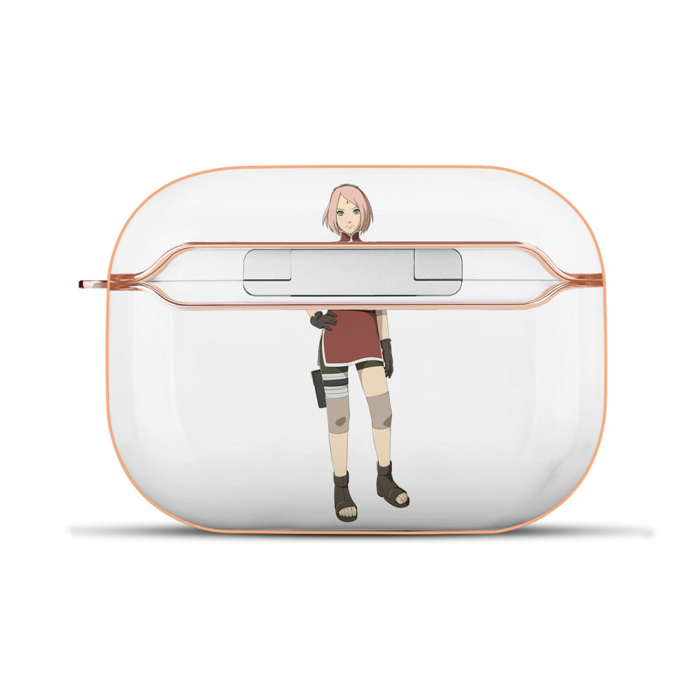 （画像用） NARUTO -ナルト- 春野サクラ Haruno Sakura 【AirPods Pro用】ハードシェル保護ケース｜耐衝撃・防指紋・カラビナ付き商品仕様