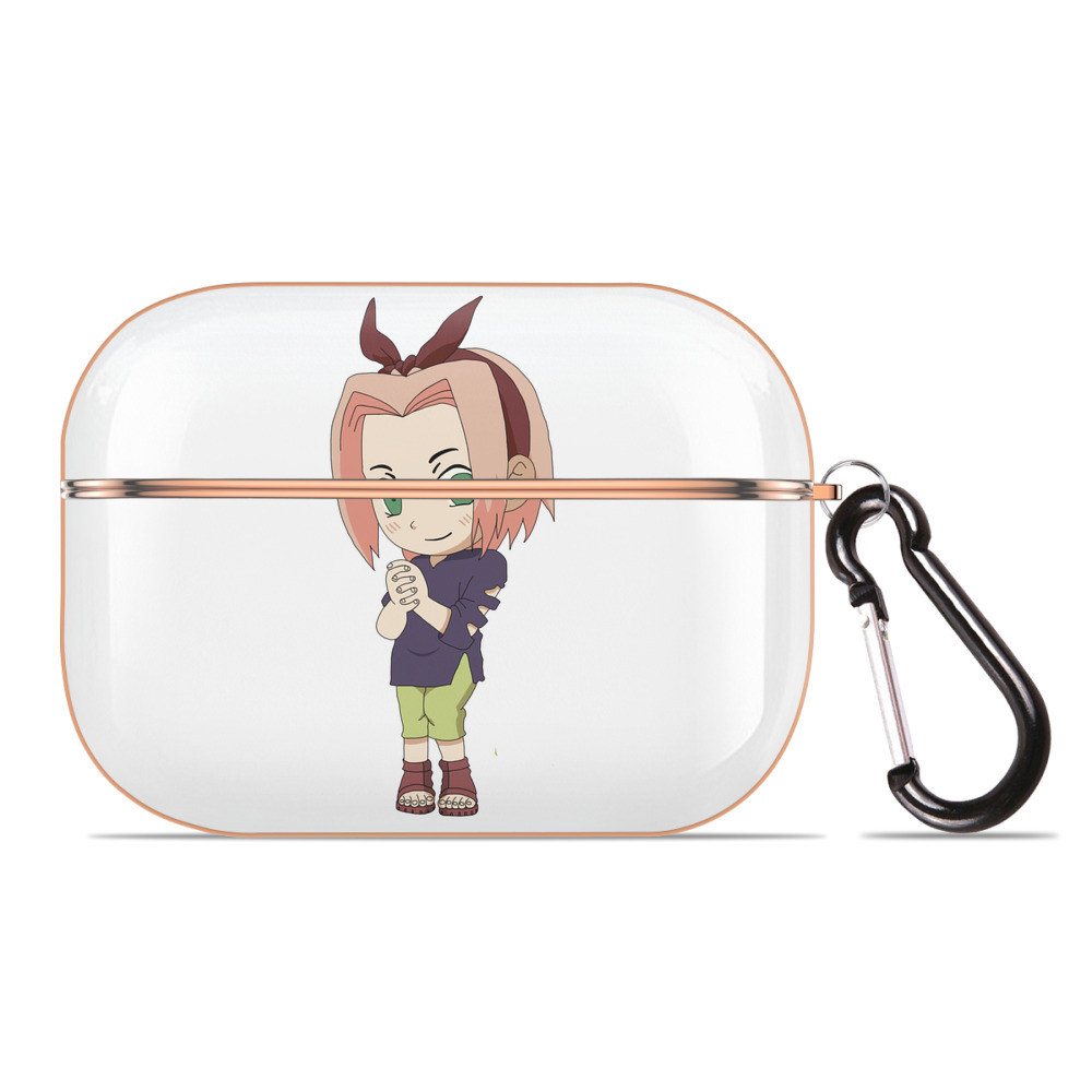 （画像用） NARUTO -ナルト- 春野サクラ Haruno Sakura 【AirPods Pro用】ハードシェル保護ケース｜耐衝撃・防指紋・カラビナ付き商品仕様