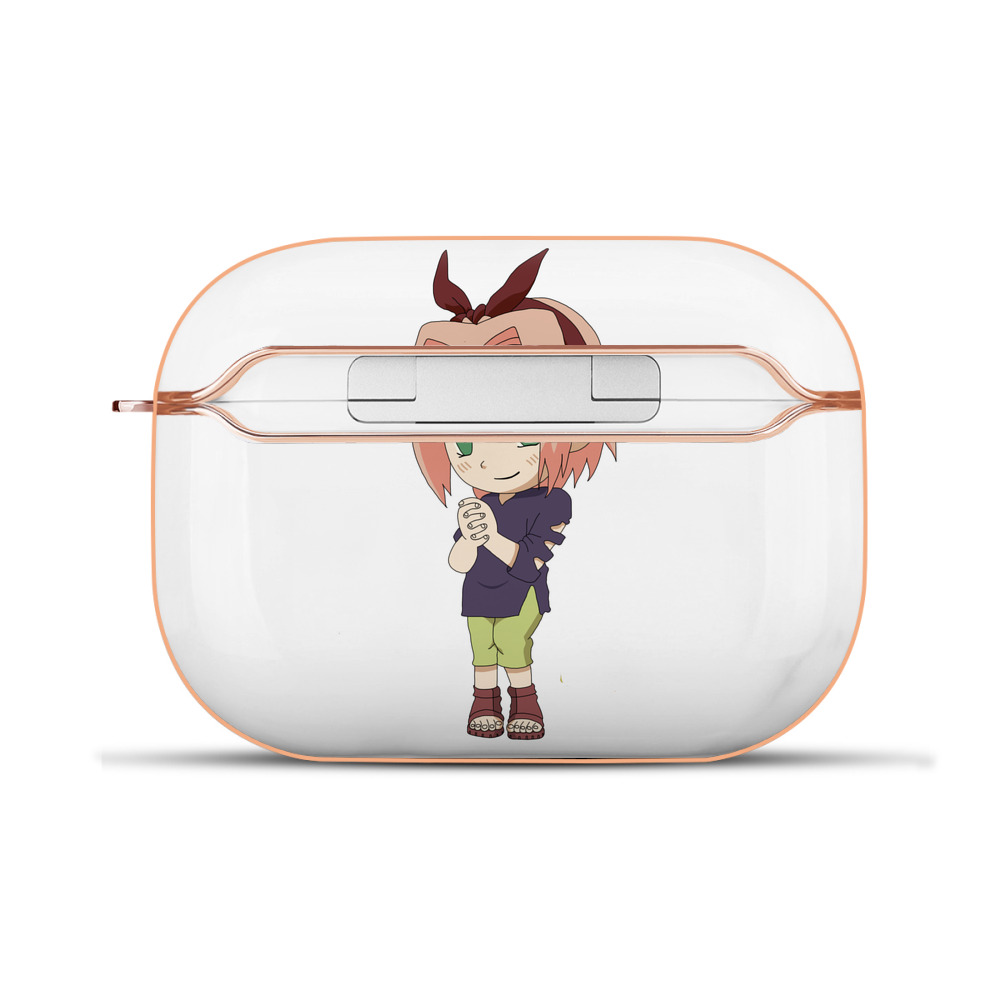（画像用） NARUTO -ナルト- 春野サクラ Haruno Sakura 【AirPods Pro用】ハードシェル保護ケース｜耐衝撃・防指紋・カラビナ付き商品仕様