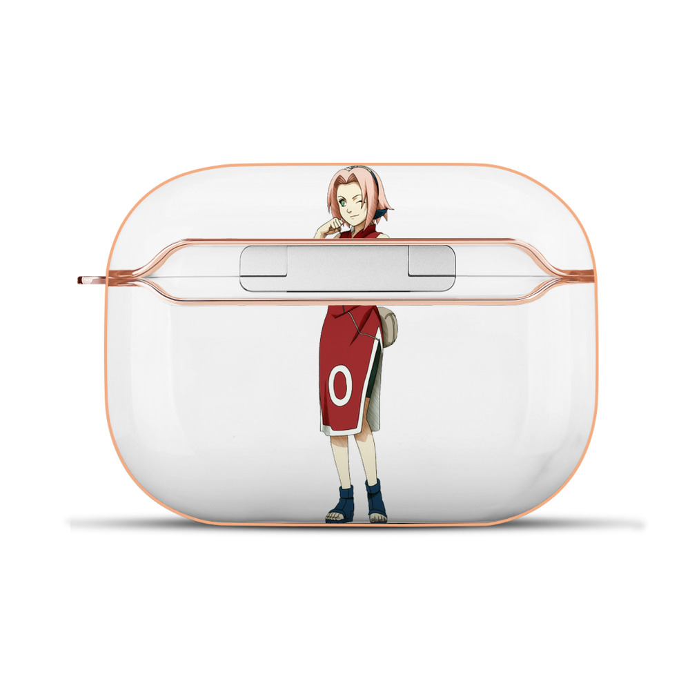 （画像用） NARUTO -ナルト- 春野サクラ Haruno Sakura 【AirPods Pro用】ハードシェル保護ケース｜耐衝撃・防指紋・カラビナ付き商品仕様
