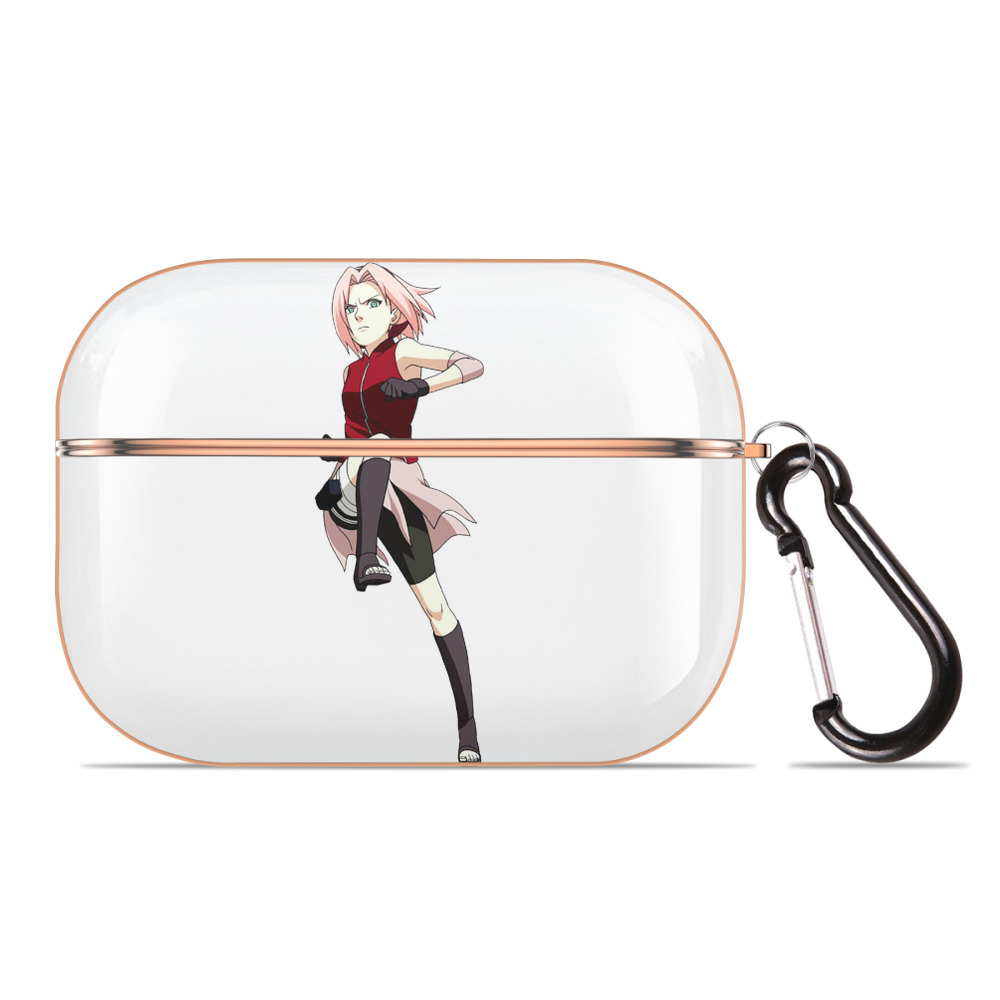 （画像用） NARUTO -ナルト- 春野サクラ Haruno Sakura 【AirPods Pro用】ハードシェル保護ケース｜耐衝撃・防指紋・カラビナ付き商品仕様