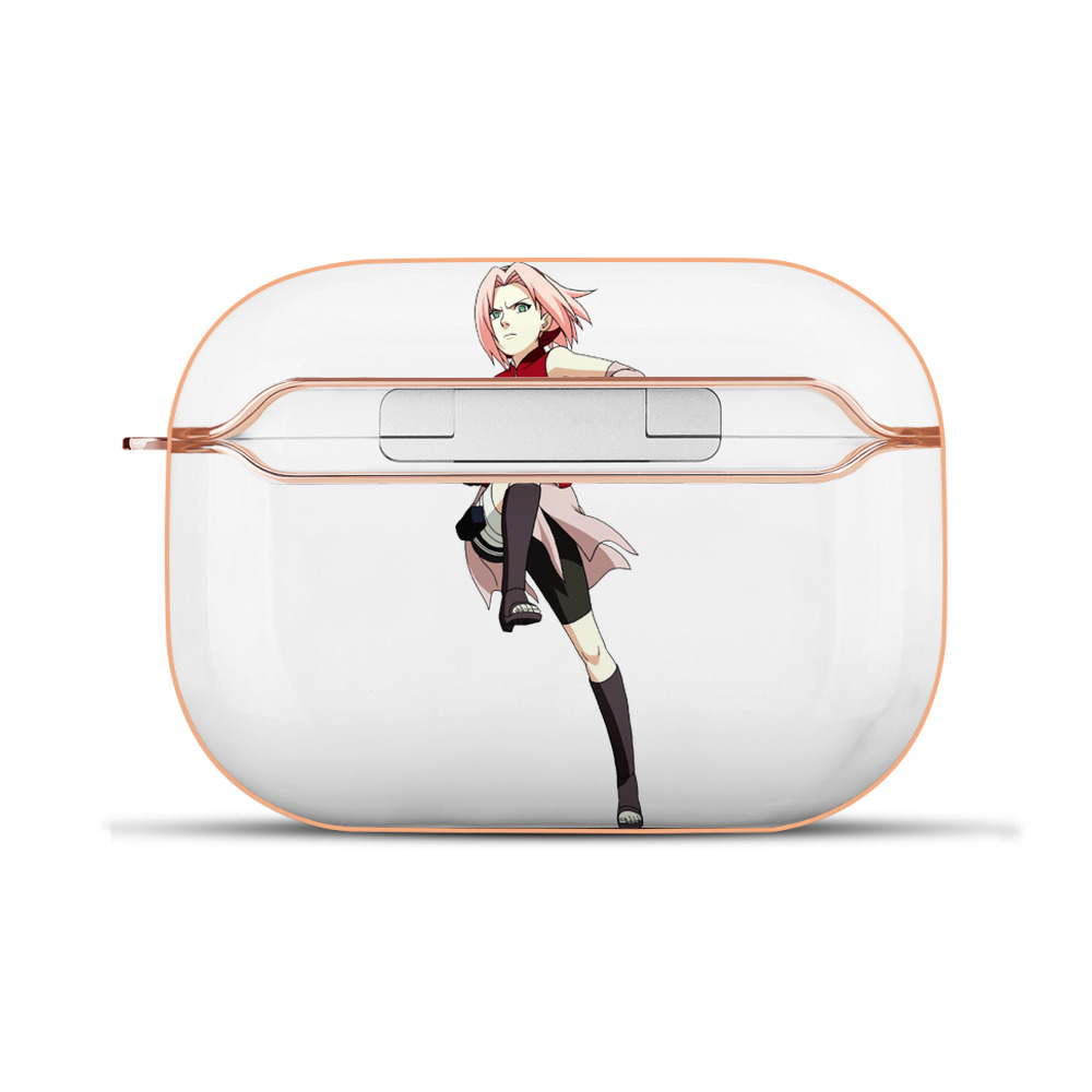 （画像用） NARUTO -ナルト- 春野サクラ Haruno Sakura 【AirPods Pro用】ハードシェル保護ケース｜耐衝撃・防指紋・カラビナ付き商品仕様