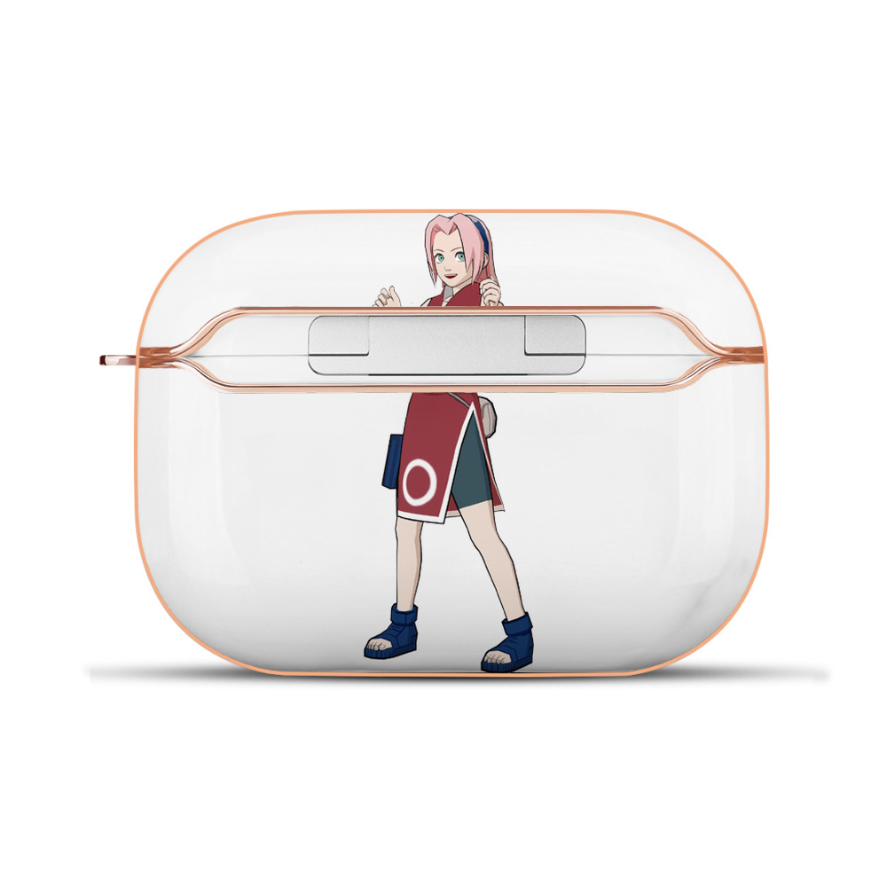 （画像用） NARUTO -ナルト- 春野サクラ Haruno Sakura 【AirPods Pro用】ハードシェル保護ケース｜耐衝撃・防指紋・カラビナ付き商品仕様