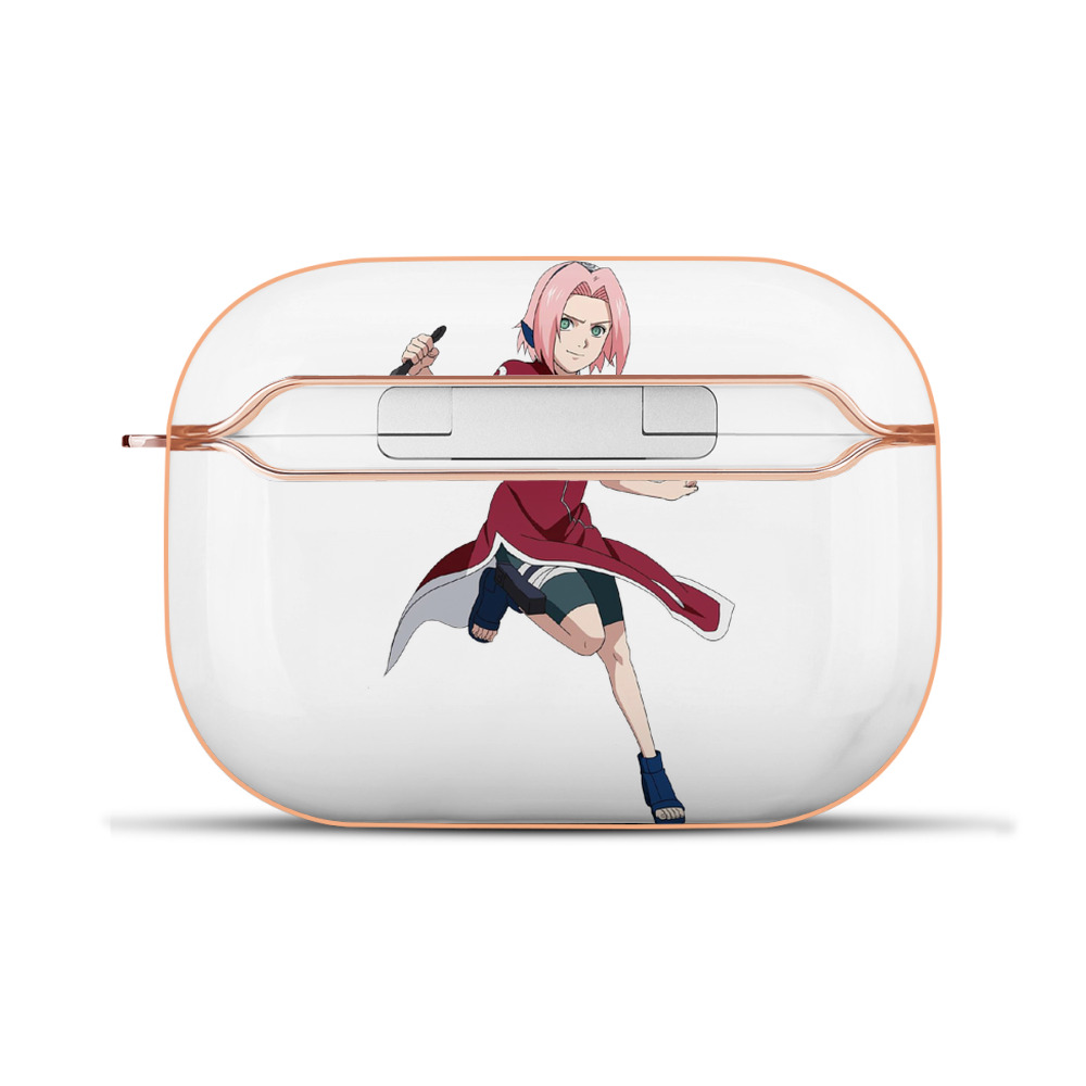 （画像用） NARUTO -ナルト- 春野サクラ Haruno Sakura 【AirPods Pro用】ハードシェル保護ケース｜耐衝撃・防指紋・カラビナ付き商品仕様