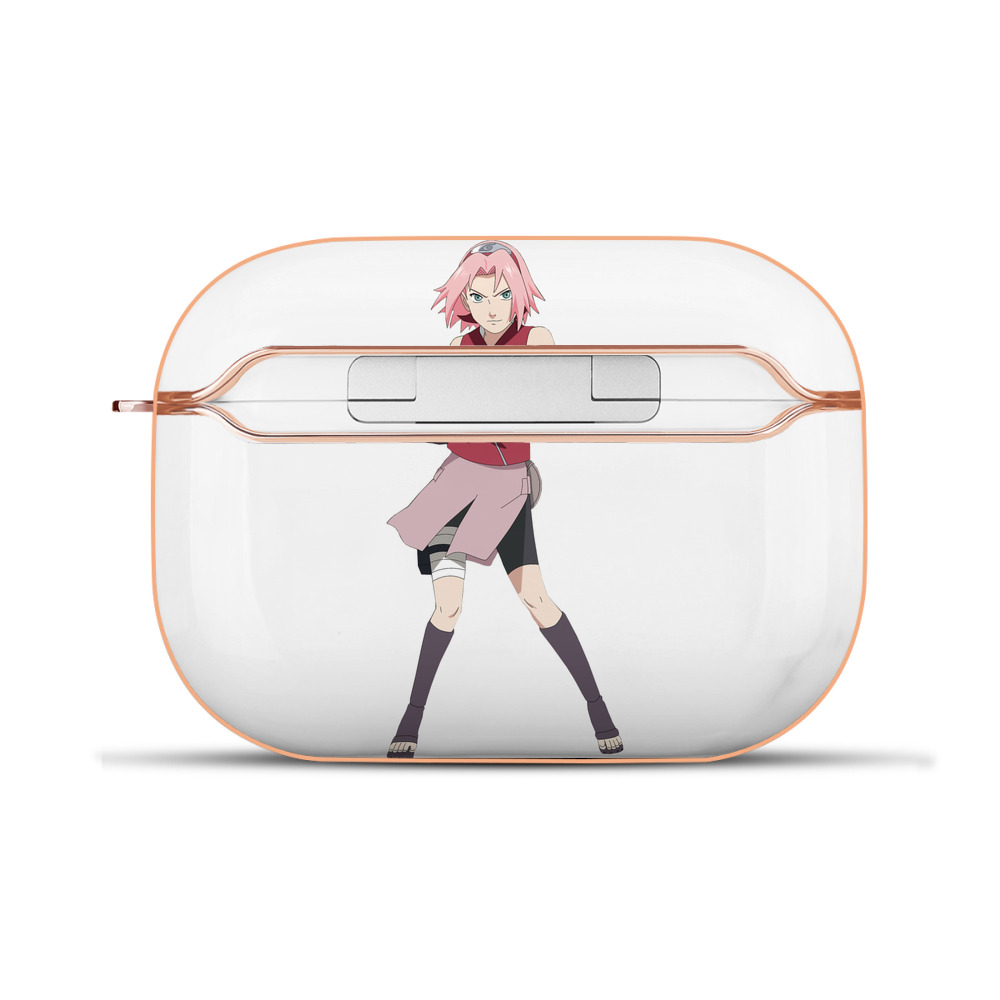 （画像用） NARUTO -ナルト- 春野サクラ Haruno Sakura 【AirPods Pro用】ハードシェル保護ケース｜耐衝撃・防指紋・カラビナ付き商品仕様