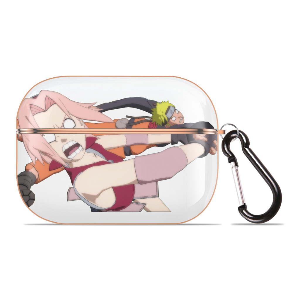 （画像用） NARUTO -ナルト- 春野サクラ Haruno Sakura 【AirPods Pro用】ハードシェル保護ケース｜耐衝撃・防指紋・カラビナ付き商品仕様