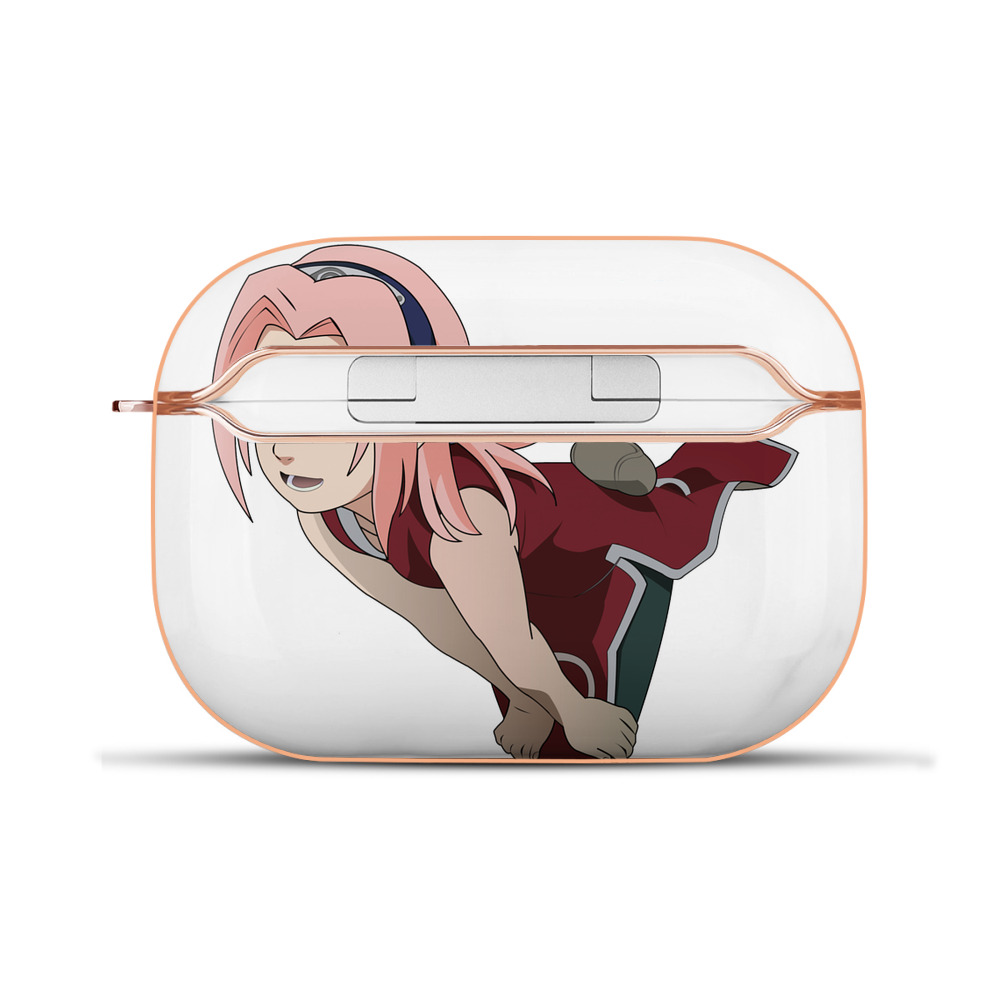 （画像用） NARUTO -ナルト- 春野サクラ Haruno Sakura 【AirPods Pro用】ハードシェル保護ケース｜耐衝撃・防指紋・カラビナ付き商品仕様
