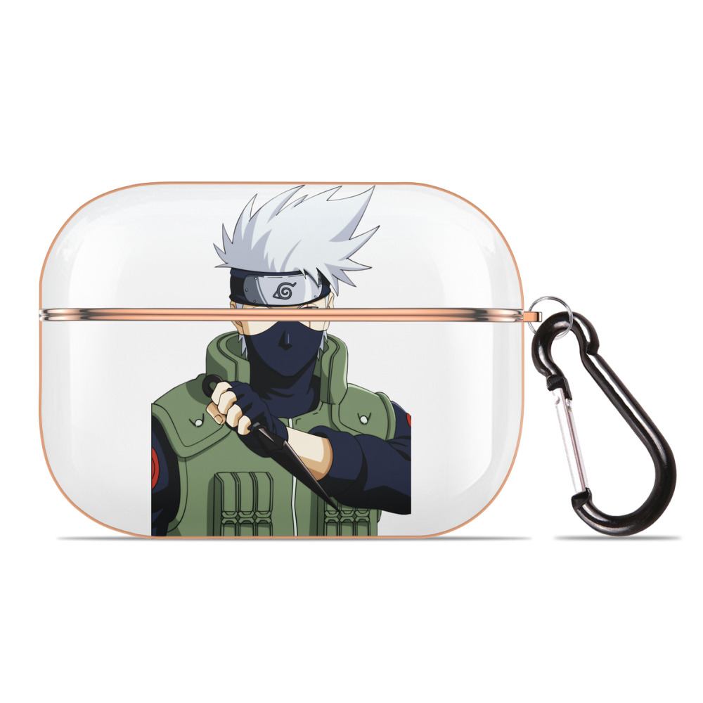 （画像用） NARUTO -ナルト- はたけ カカシ Hatake Kakashi 【AirPods Pro用】ハードシェル保護ケース｜耐衝撃・防指紋・カラビナ付き商品仕様