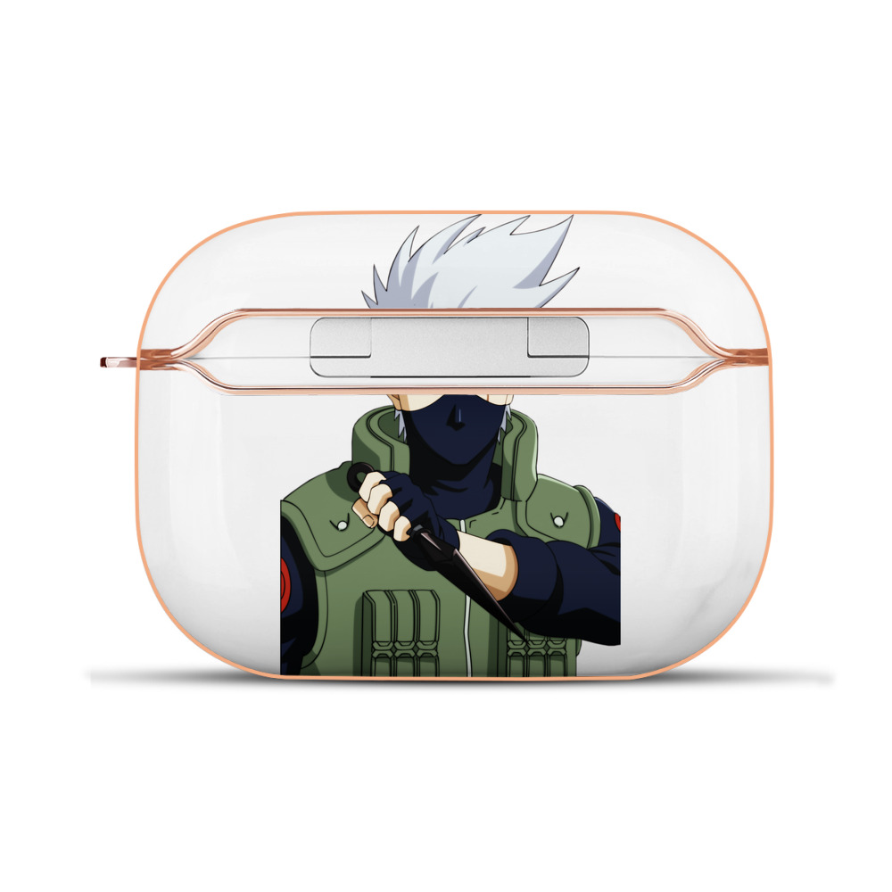 （画像用） NARUTO -ナルト- はたけ カカシ Hatake Kakashi 【AirPods Pro用】ハードシェル保護ケース｜耐衝撃・防指紋・カラビナ付き商品仕様