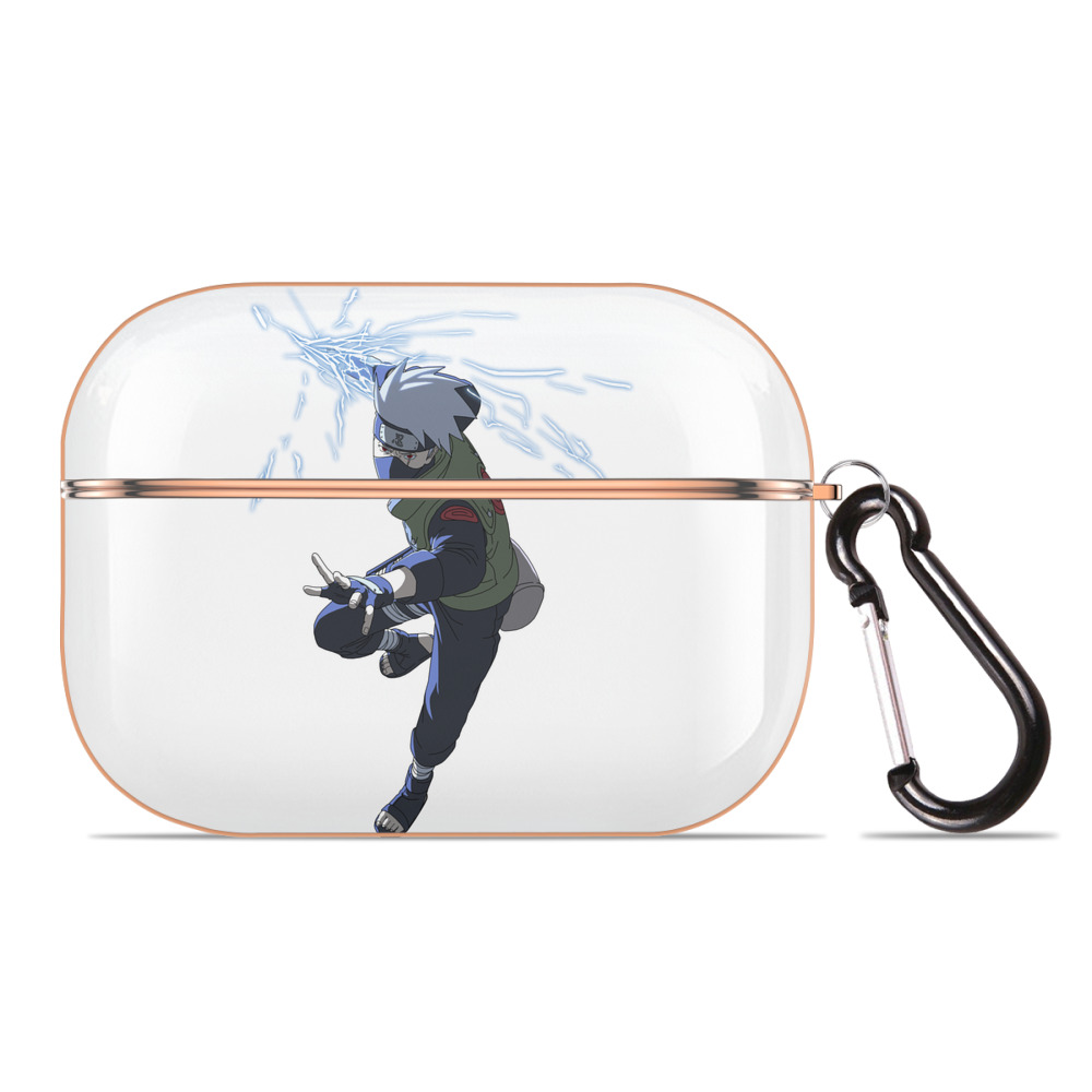 （画像用） NARUTO -ナルト- はたけ カカシ Hatake Kakashi 【AirPods Pro用】ハードシェル保護ケース｜耐衝撃・防指紋・カラビナ付き商品仕様