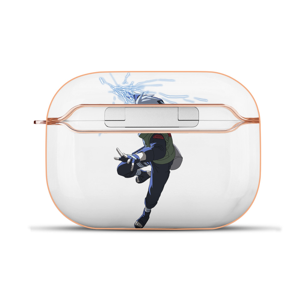 （画像用） NARUTO -ナルト- はたけ カカシ Hatake Kakashi 【AirPods Pro用】ハードシェル保護ケース｜耐衝撃・防指紋・カラビナ付き商品仕様