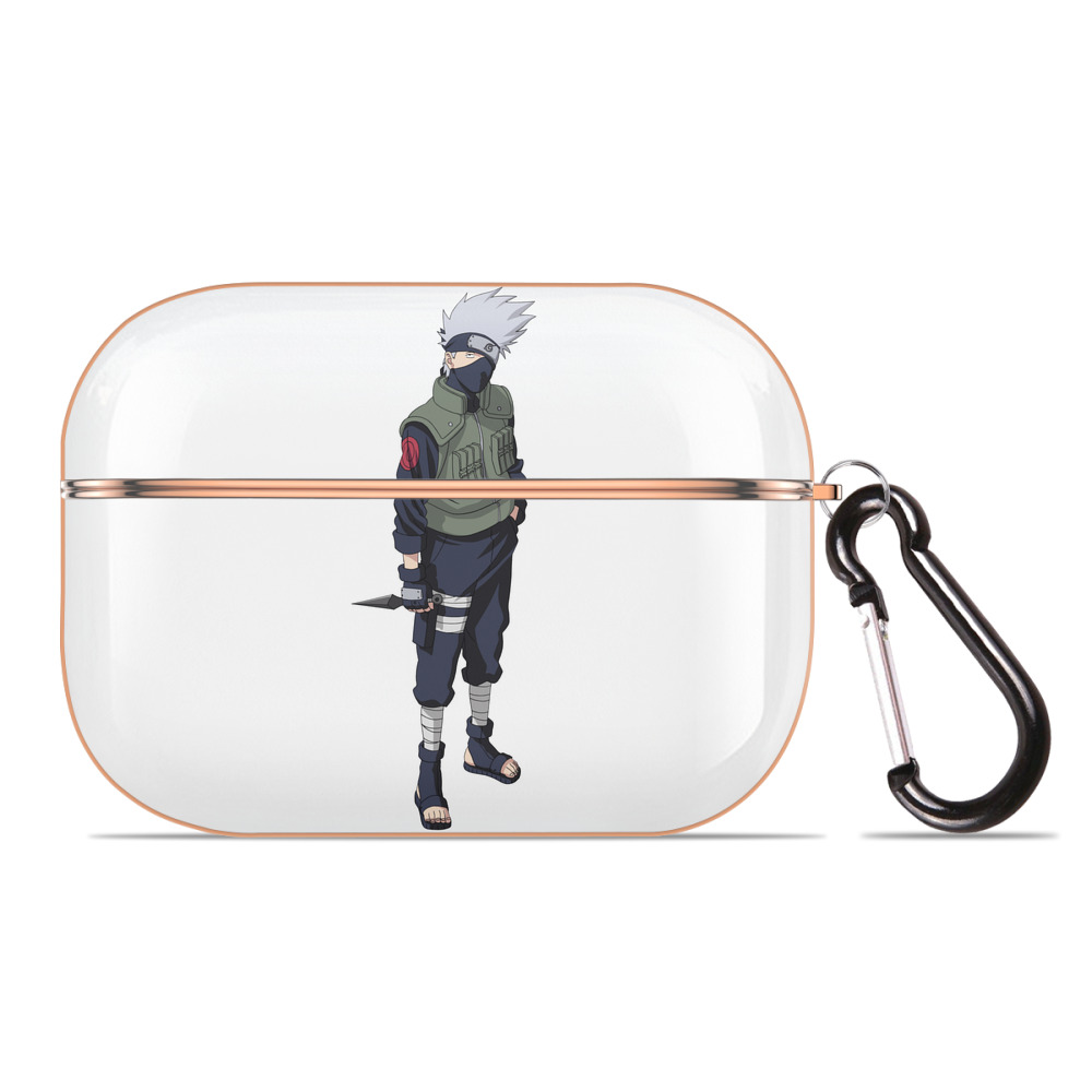 （画像用） NARUTO -ナルト- はたけ カカシ Hatake Kakashi 【AirPods Pro用】ハードシェル保護ケース｜耐衝撃・防指紋・カラビナ付き商品仕様