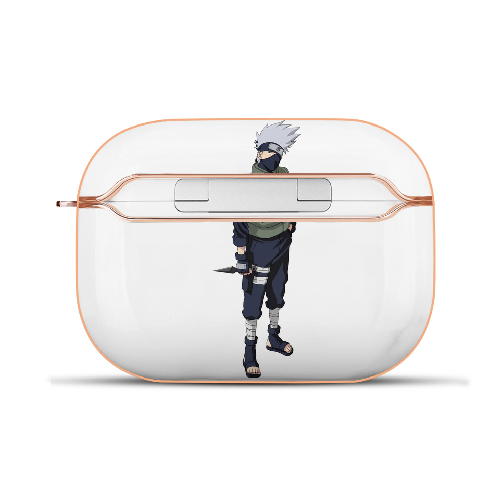 （画像用） NARUTO -ナルト- はたけ カカシ Hatake Kakashi 【AirPods Pro用】ハードシェル保護ケース｜耐衝撃・防指紋・カラビナ付き商品仕様