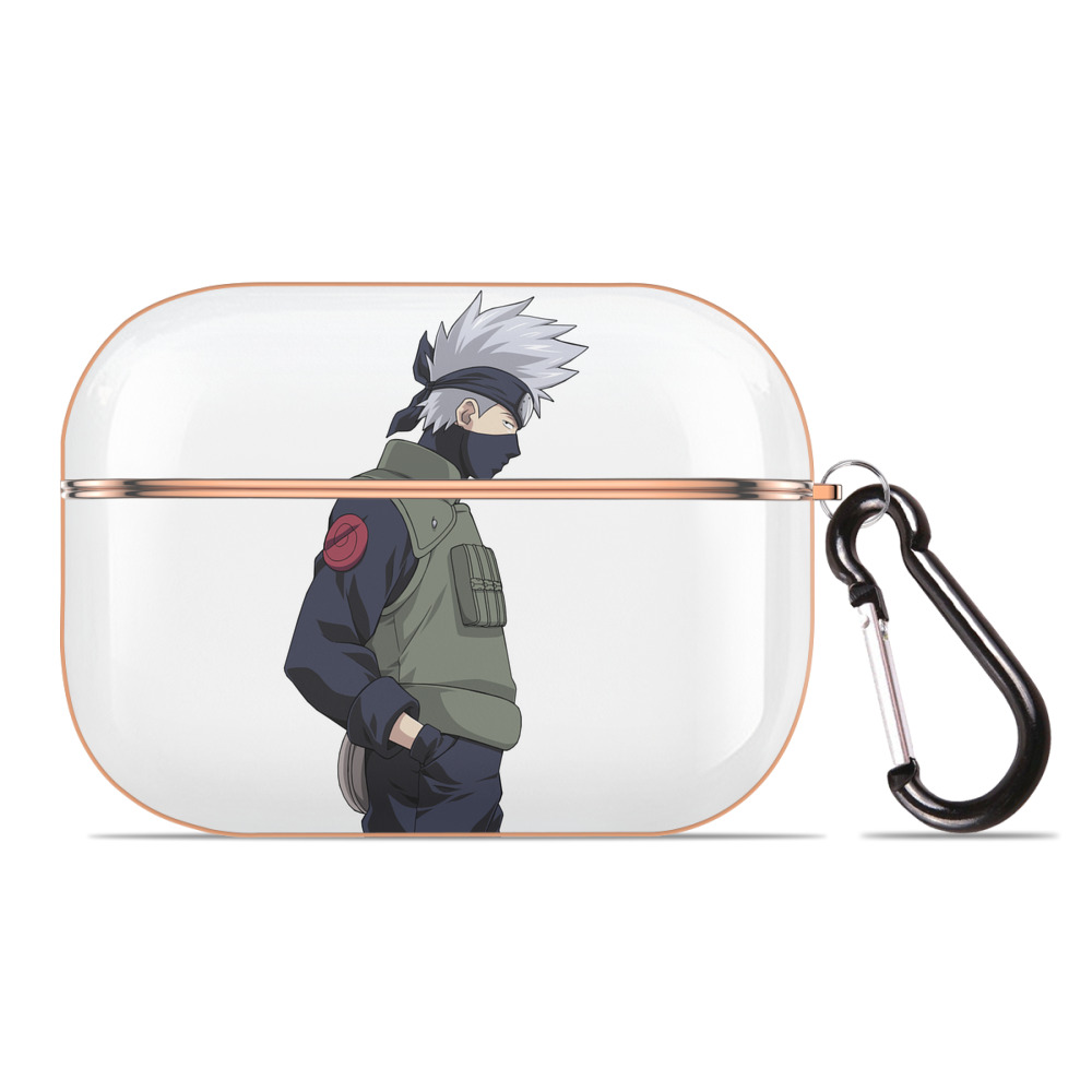 （画像用） NARUTO -ナルト- はたけ カカシ Hatake Kakashi 【AirPods Pro用】ハードシェル保護ケース｜耐衝撃・防指紋・カラビナ付き商品仕様