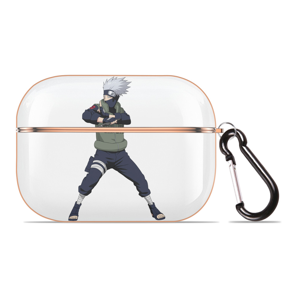 （画像用） NARUTO -ナルト- はたけ カカシ Hatake Kakashi 【AirPods Pro用】ハードシェル保護ケース｜耐衝撃・防指紋・カラビナ付き商品仕様
