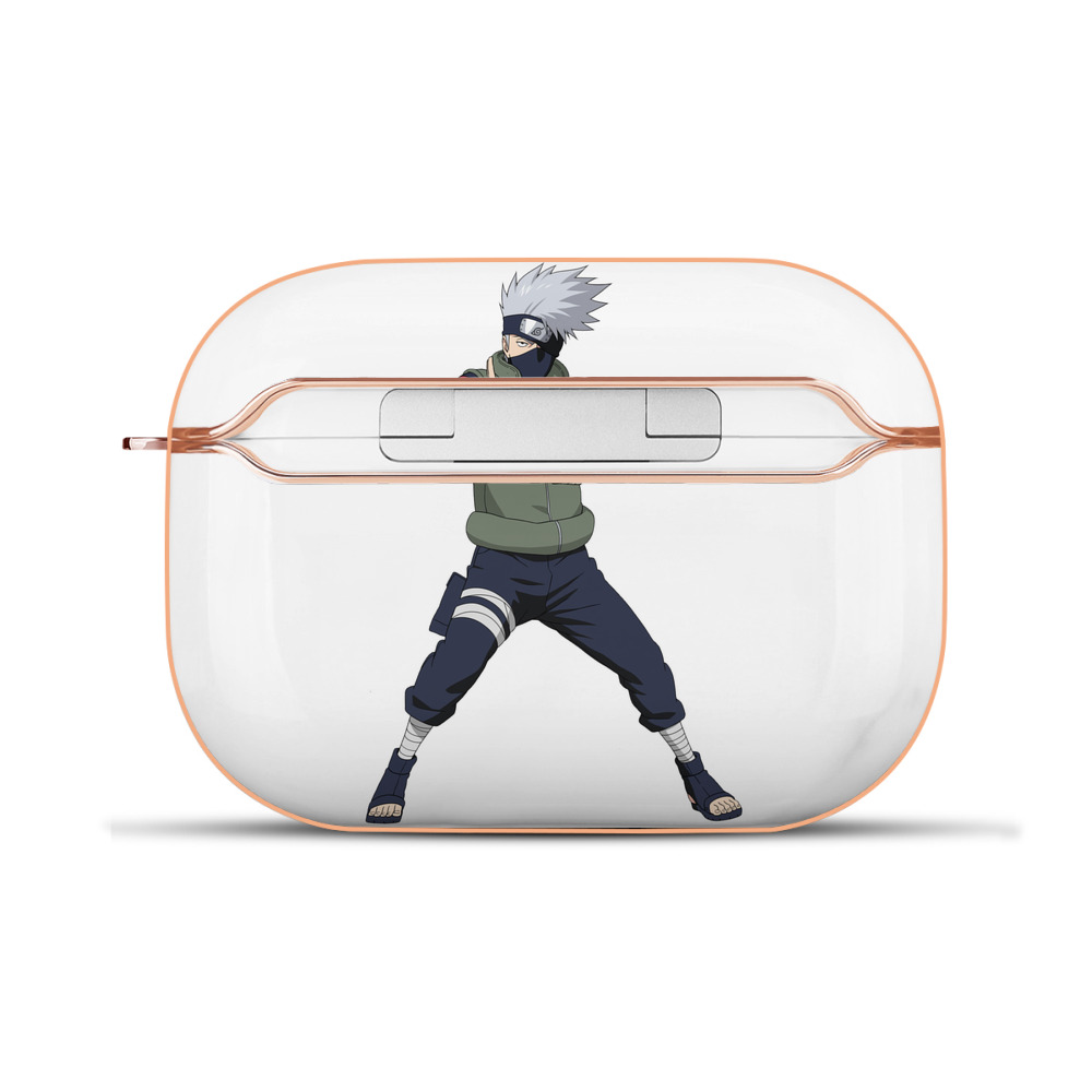 （画像用） NARUTO -ナルト- はたけ カカシ Hatake Kakashi 【AirPods Pro用】ハードシェル保護ケース｜耐衝撃・防指紋・カラビナ付き商品仕様