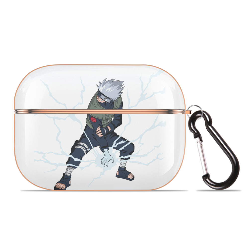 （画像用） NARUTO -ナルト- はたけ カカシ Hatake Kakashi 【AirPods Pro用】ハードシェル保護ケース｜耐衝撃・防指紋・カラビナ付き商品仕様