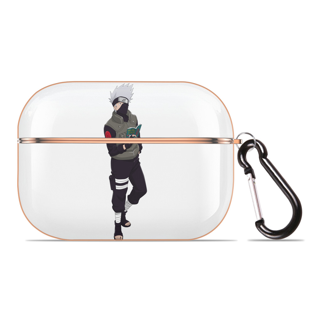 （画像用） NARUTO -ナルト- はたけ カカシ Hatake Kakashi 【AirPods Pro用】ハードシェル保護ケース｜耐衝撃・防指紋・カラビナ付き商品仕様