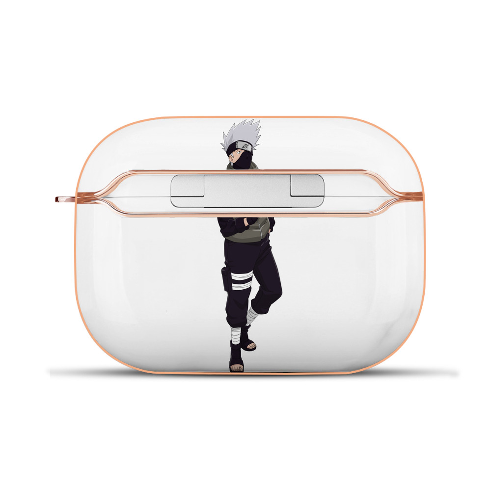 （画像用） NARUTO -ナルト- はたけ カカシ Hatake Kakashi 【AirPods Pro用】ハードシェル保護ケース｜耐衝撃・防指紋・カラビナ付き商品仕様