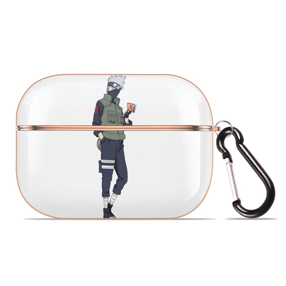 （画像用） NARUTO -ナルト- はたけ カカシ Hatake Kakashi 【AirPods Pro用】ハードシェル保護ケース｜耐衝撃・防指紋・カラビナ付き商品仕様