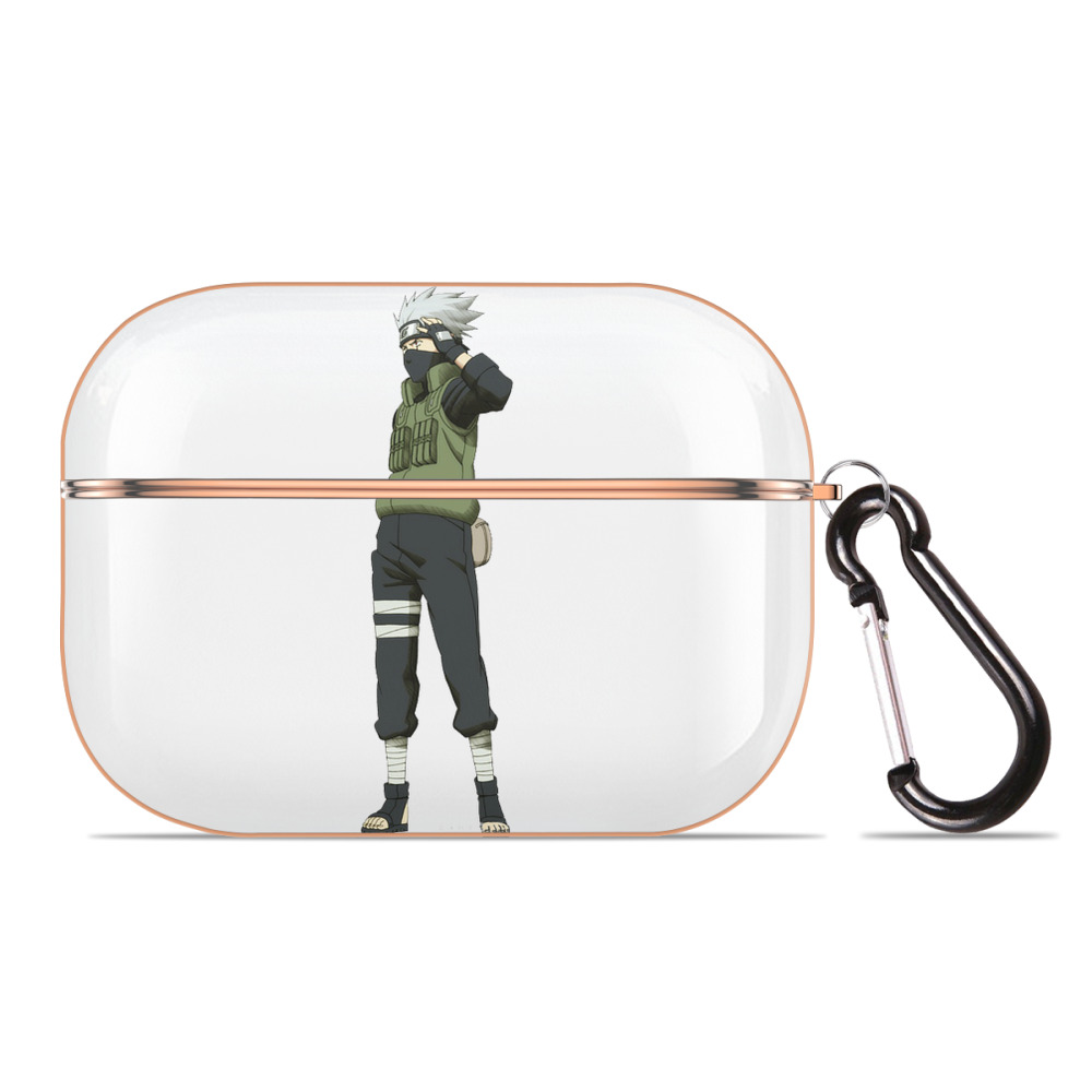 （画像用） NARUTO -ナルト- はたけ カカシ Hatake Kakashi 【AirPods Pro用】ハードシェル保護ケース｜耐衝撃・防指紋・カラビナ付き商品仕様