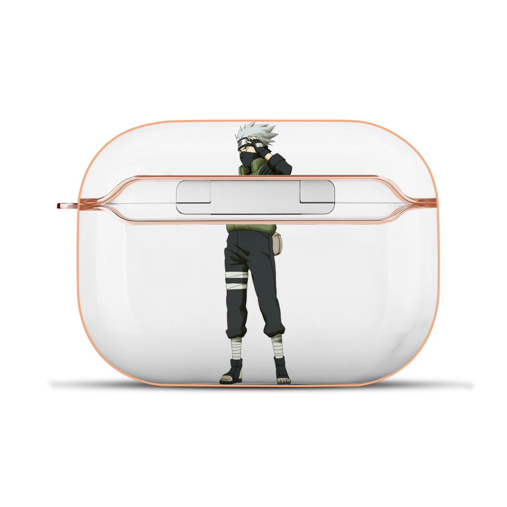 （画像用） NARUTO -ナルト- はたけ カカシ Hatake Kakashi 【AirPods Pro用】ハードシェル保護ケース｜耐衝撃・防指紋・カラビナ付き商品仕様