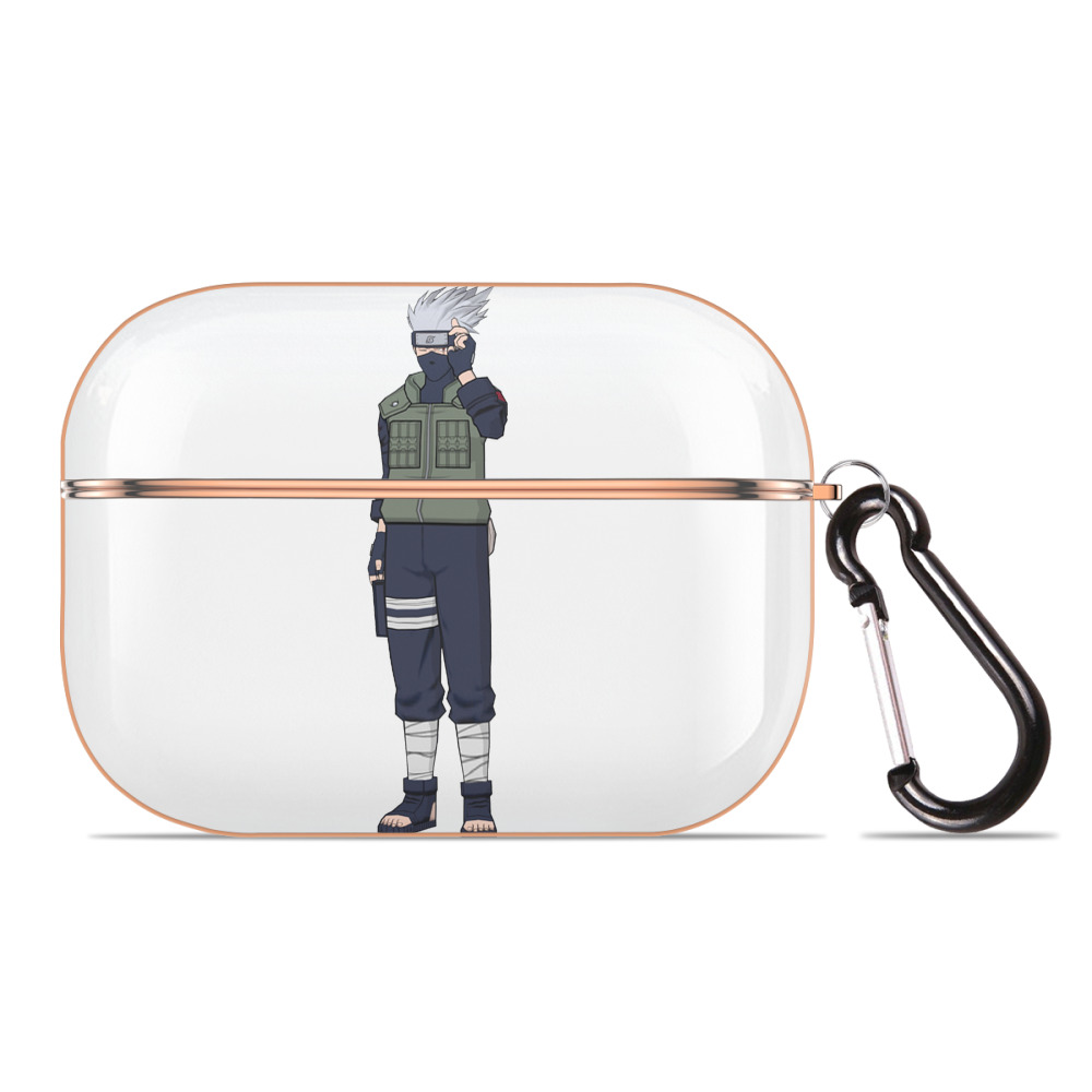 （画像用） NARUTO -ナルト- はたけ カカシ Hatake Kakashi 【AirPods Pro用】ハードシェル保護ケース｜耐衝撃・防指紋・カラビナ付き商品仕様