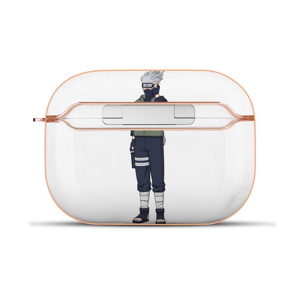 （画像用） NARUTO -ナルト- はたけ カカシ Hatake Kakashi 【AirPods Pro用】ハードシェル保護ケース｜耐衝撃・防指紋・カラビナ付き商品仕様