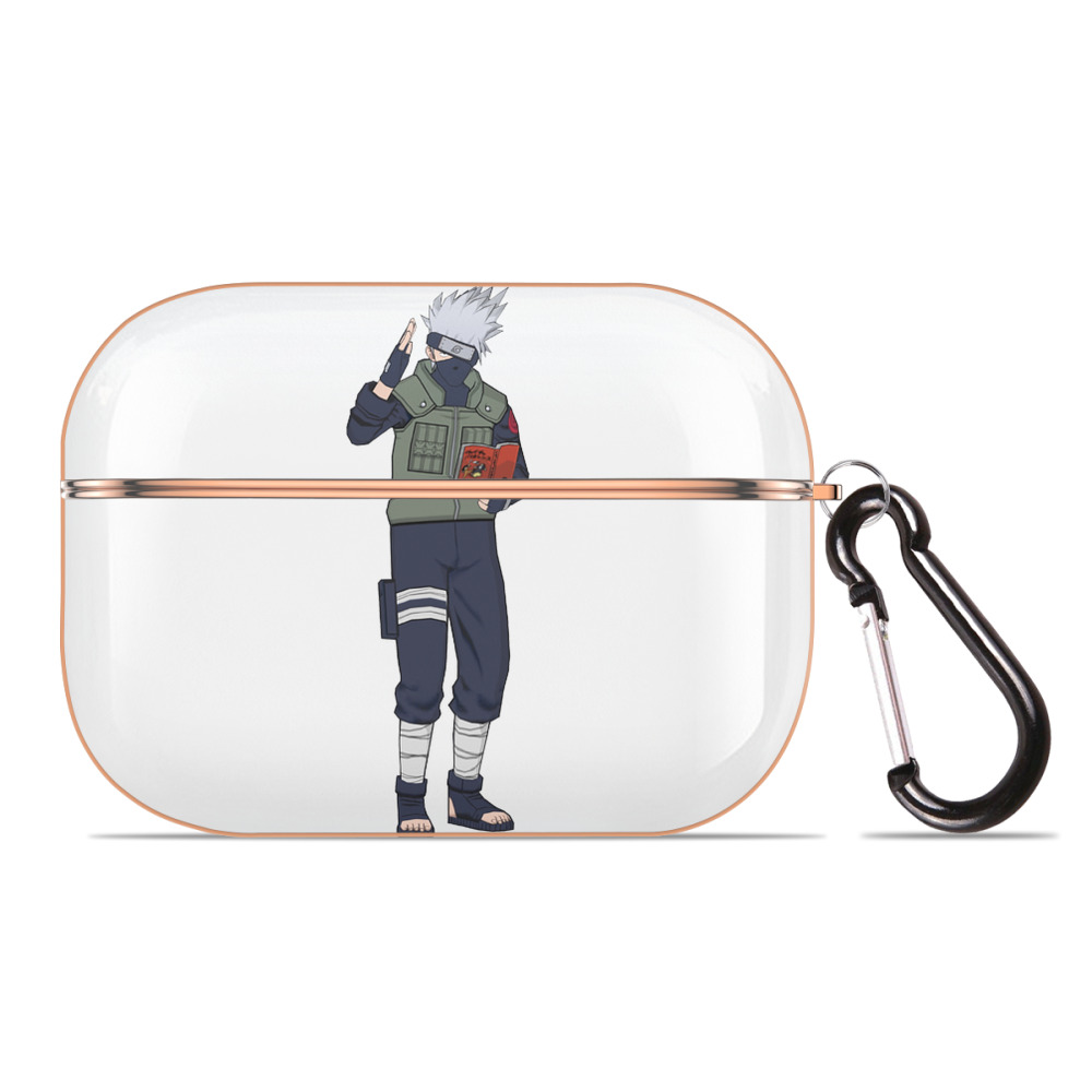 （画像用） NARUTO -ナルト- はたけ カカシ Hatake Kakashi 【AirPods Pro用】ハードシェル保護ケース｜耐衝撃・防指紋・カラビナ付き商品仕様