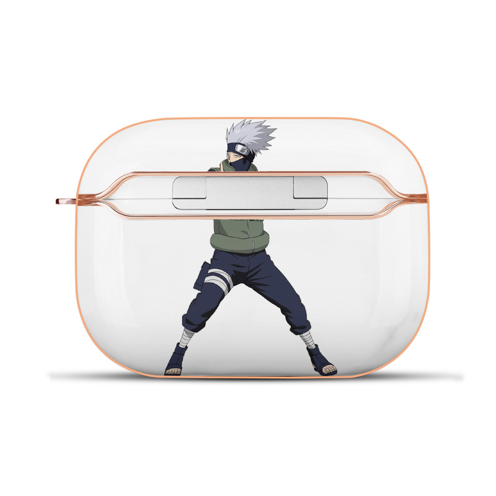 （画像用） NARUTO -ナルト- はたけ カカシ Hatake Kakashi 【AirPods Pro用】ハードシェル保護ケース｜耐衝撃・防指紋・カラビナ付き商品仕様