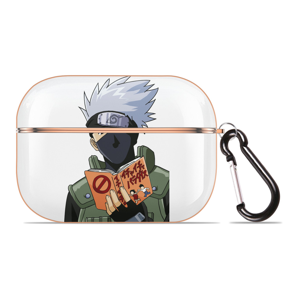（画像用） NARUTO -ナルト- はたけ カカシ Hatake Kakashi 【AirPods Pro用】ハードシェル保護ケース｜耐衝撃・防指紋・カラビナ付き商品仕様