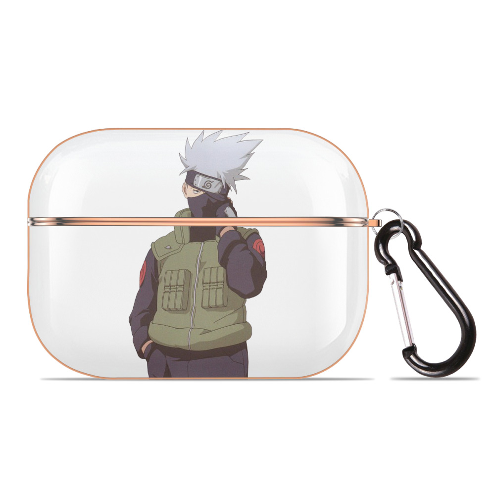 （画像用） NARUTO -ナルト- はたけ カカシ Hatake Kakashi 【AirPods Pro用】ハードシェル保護ケース｜耐衝撃・防指紋・カラビナ付き商品仕様