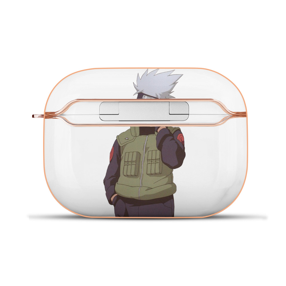 （画像用） NARUTO -ナルト- はたけ カカシ Hatake Kakashi 【AirPods Pro用】ハードシェル保護ケース｜耐衝撃・防指紋・カラビナ付き商品仕様