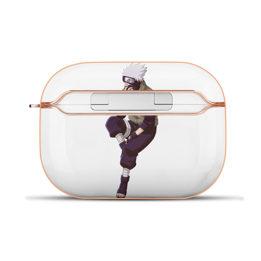 （画像用） NARUTO -ナルト- はたけ カカシ Hatake Kakashi 【AirPods Pro用】ハードシェル保護ケース｜耐衝撃・防指紋・カラビナ付き商品仕様