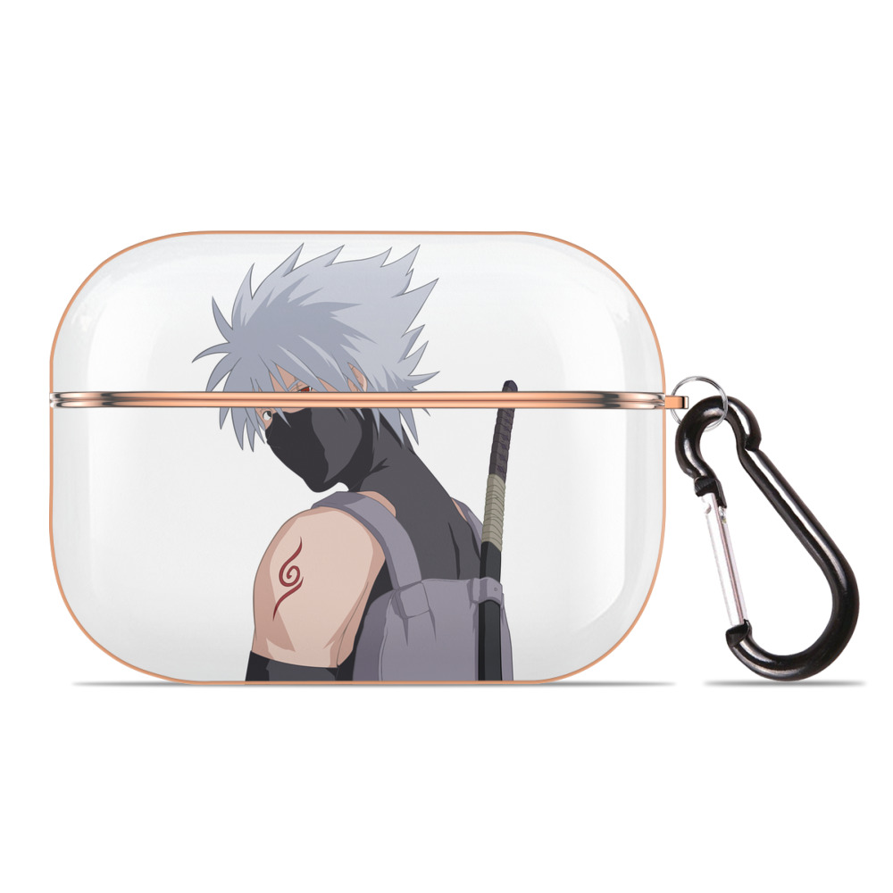 （画像用） NARUTO -ナルト- はたけ カカシ Hatake Kakashi 【AirPods Pro用】ハードシェル保護ケース｜耐衝撃・防指紋・カラビナ付き商品仕様