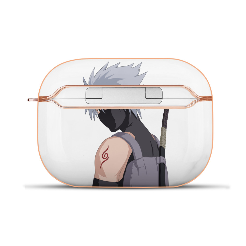 （画像用） NARUTO -ナルト- はたけ カカシ Hatake Kakashi 【AirPods Pro用】ハードシェル保護ケース｜耐衝撃・防指紋・カラビナ付き商品仕様