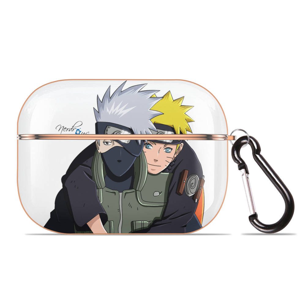 （画像用） NARUTO -ナルト- はたけ カカシ Hatake Kakashi 【AirPods Pro用】ハードシェル保護ケース｜耐衝撃・防指紋・カラビナ付き商品仕様