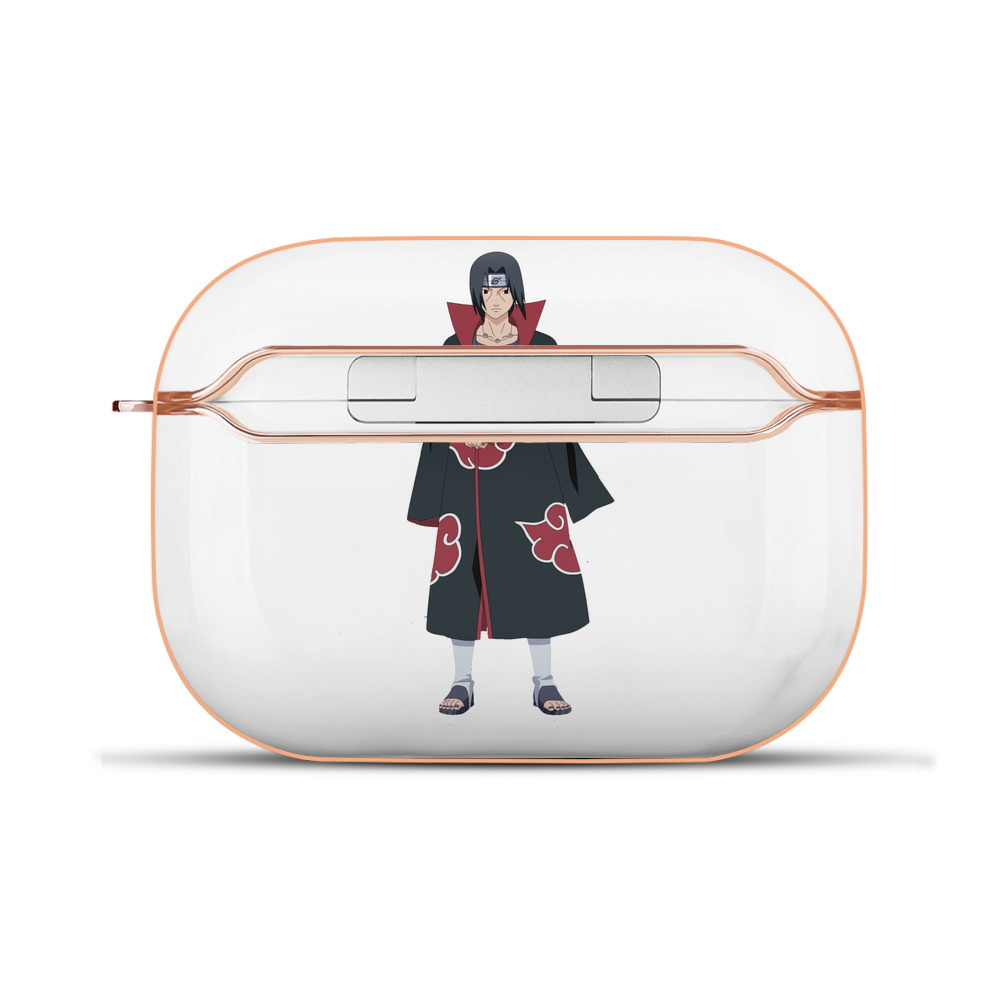 （画像用） NARUTO -ナルト- うちは イタチ Uchiha Itachi 【AirPods Pro用】ハードシェル保護ケース｜耐衝撃・防指紋・カラビナ付き商品仕様