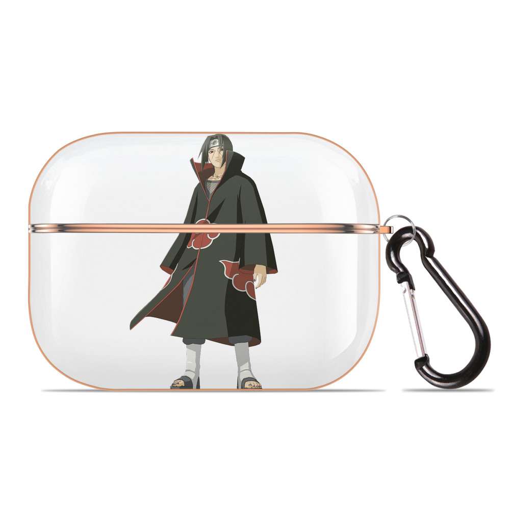 （画像用） NARUTO -ナルト- うちは イタチ Uchiha Itachi 【AirPods Pro用】ハードシェル保護ケース｜耐衝撃・防指紋・カラビナ付き商品仕様