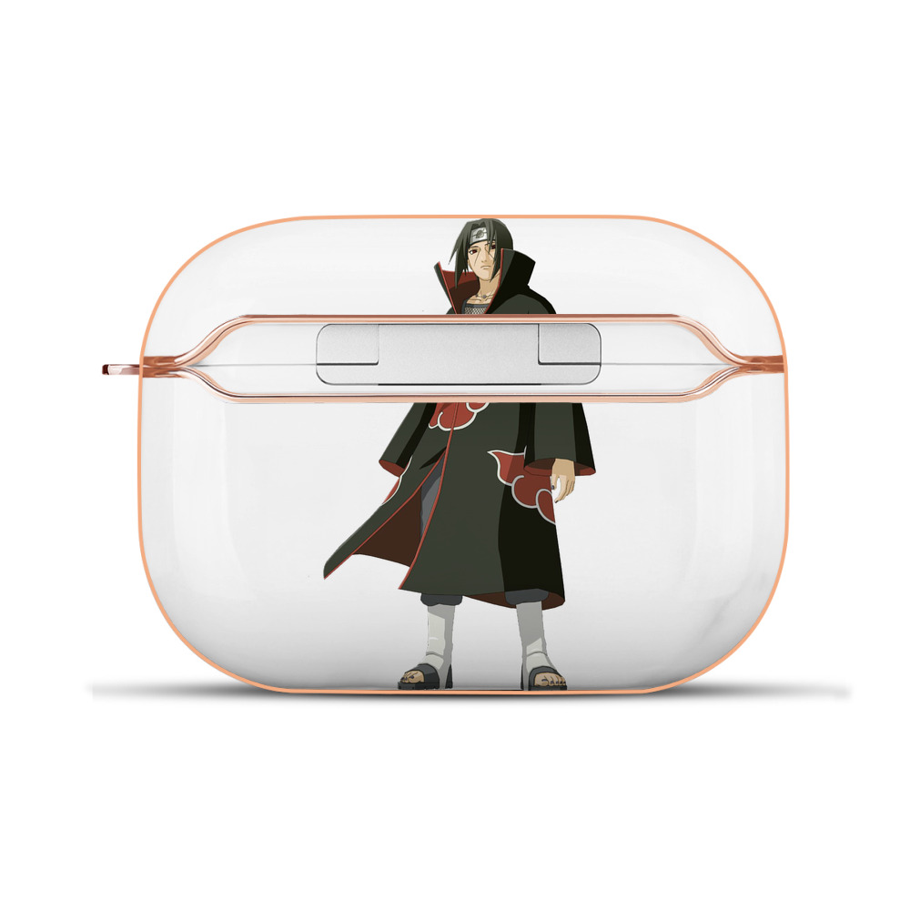 （画像用） NARUTO -ナルト- うちは イタチ Uchiha Itachi 【AirPods Pro用】ハードシェル保護ケース｜耐衝撃・防指紋・カラビナ付き商品仕様