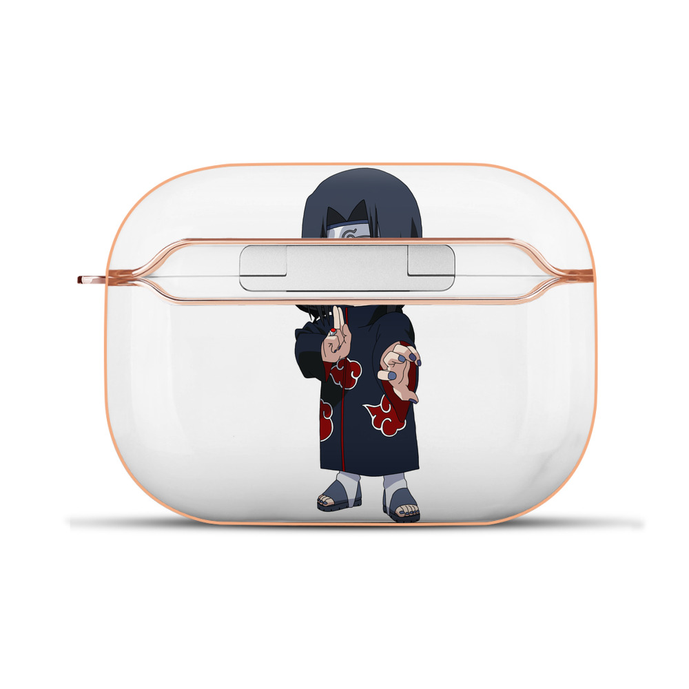（画像用） NARUTO -ナルト- うちは イタチ Uchiha Itachi 【AirPods Pro用】ハードシェル保護ケース｜耐衝撃・防指紋・カラビナ付き商品仕様