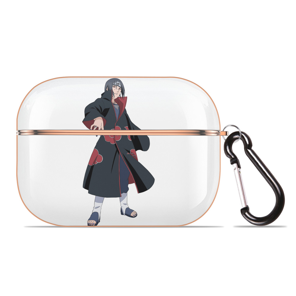 （画像用） NARUTO -ナルト- うちは イタチ Uchiha Itachi 【AirPods Pro用】ハードシェル保護ケース｜耐衝撃・防指紋・カラビナ付き商品仕様