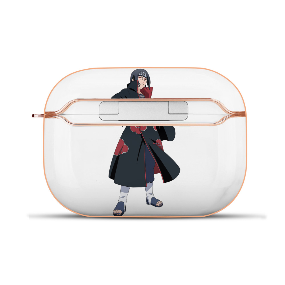 （画像用） NARUTO -ナルト- うちは イタチ Uchiha Itachi 【AirPods Pro用】ハードシェル保護ケース｜耐衝撃・防指紋・カラビナ付き商品仕様